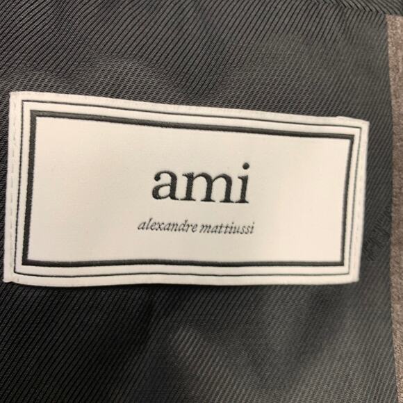 AMI by ALEXANDRE MATTIUSSI Size 44 Taupe Wool Sport Coat - Picture 6 of 8